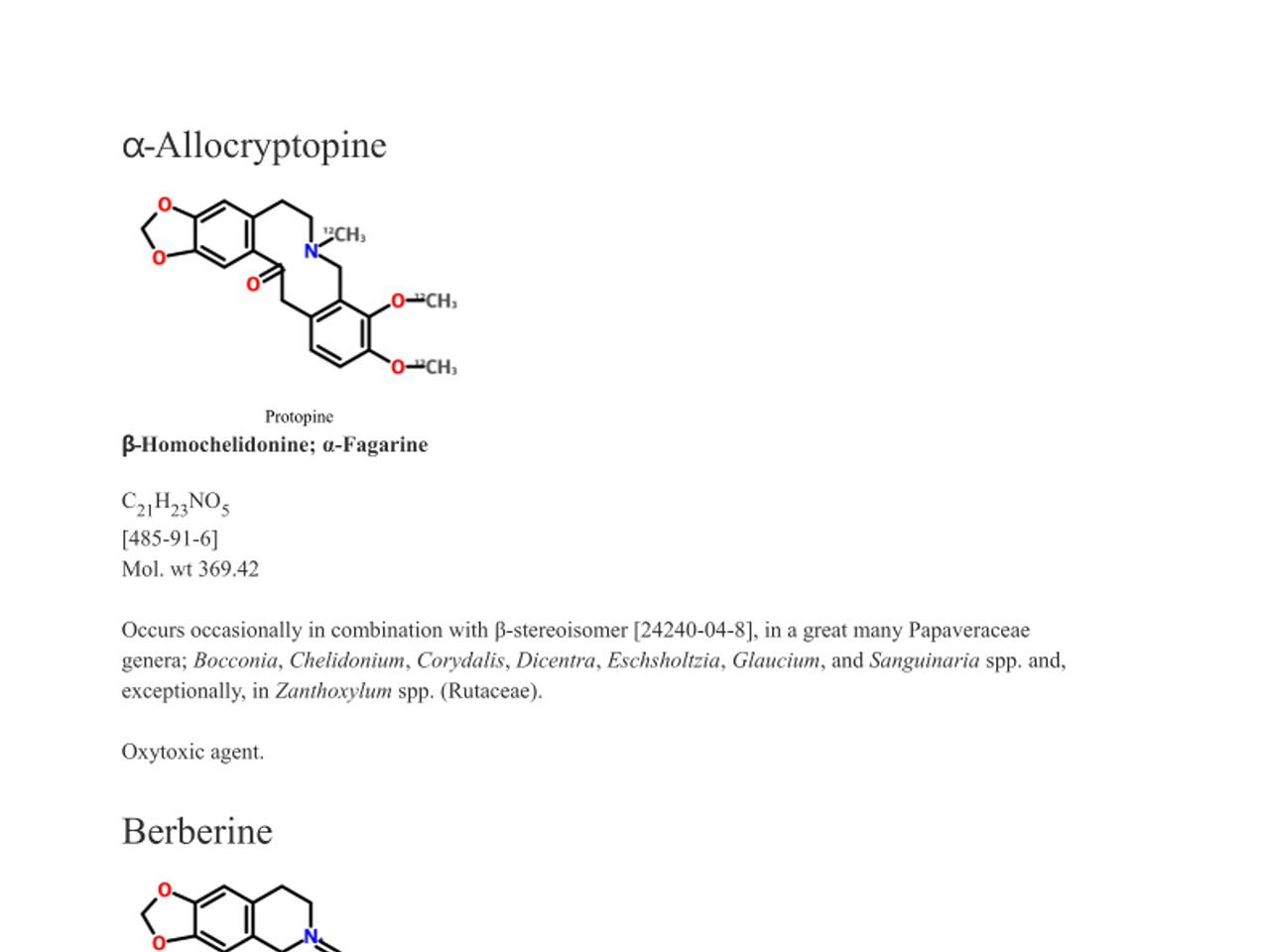 Alkaloids